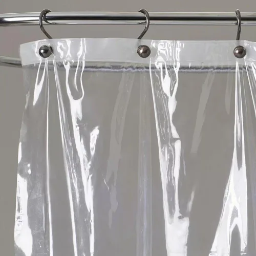 Vista 2 de Sweet Home Collection - Cortina de ducha de vinilo de 10 calibre, 72 x 72 pulgadas