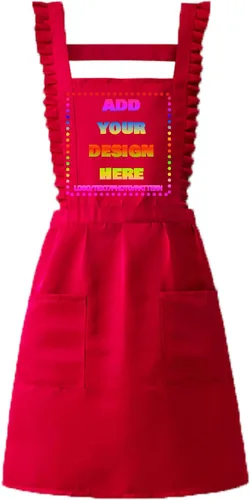 Vista 25 de Delantal personalizado personalizado para mujeres/hombres, delantales de cocina ajustables para estilistas de peluquería, delantales impermeables
