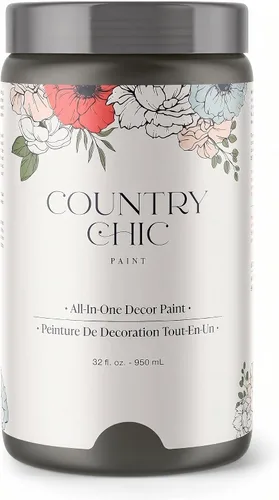 Vista 123 de Country Chic - Pintura a la tiza todo en uno para muebles y armarios, ecológica, acabado mate, con primer y sellador, para madera y metal, Alchemist