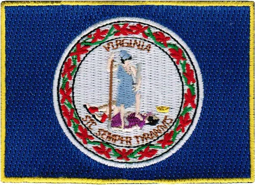 Vista 30 de Parche Bordado de la Bandera del Estado de Minnesota, Emblema MN, Planchado, Versión 2024