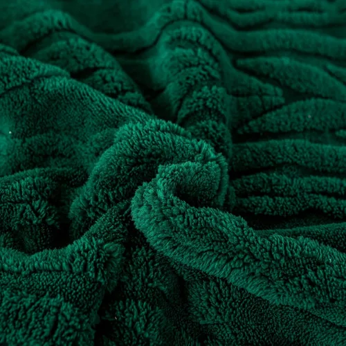 Vista 7 de YUSOKI - Fundas de almohada de pelo de sherpa con diseño elegante 3D, juego de 2 - Fundas de almohada decorativas suaves y acogedoras para sofá