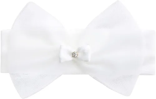 Vista 3 de Lilax Vestido de novia blanco sin mangas de tul de encaje para bebé niña traje de 3 piezas