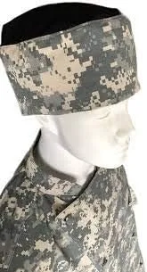 Vista 6 de Abrigo de chef de camuflaje digital ACU de manga corta de algodón suave de fácil cuidado
