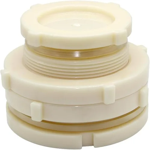 Vista 9 de Adaptador de conector de tanque de agua de plástico ABS de 1 pulgada, adaptador de conector de tanque de agua con tapones para barril de lluvia al