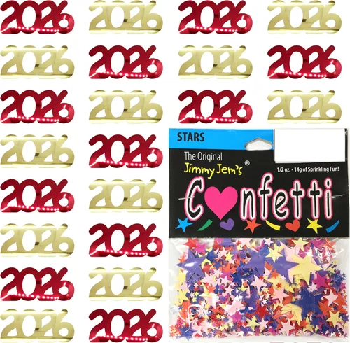 Vista 56 de Confetti Year 2023 Blue Royal, Orange Combo - 2 bolsas de media onza (1 oz)