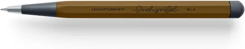 Vista 3 de LEUCHTTURM1917 - Lápiz mecánico Drehgriffel - Lápiz de escritura recargable con plomo de grafito HB de 0.7 mm (albaricoque)