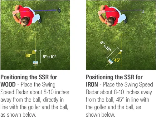 Vista 7 de Socio de entrenamiento de golf y béisbol durante 25 años: fácil de usar y confiable Doppler mide la velocidad y el tempo de swing