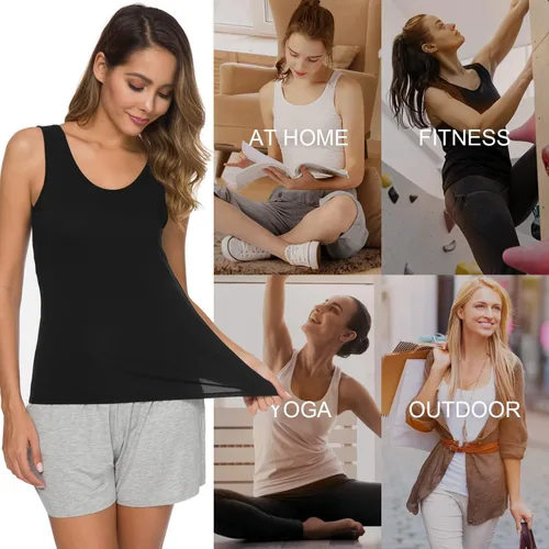Vista 3 de Camisa Amvelop elástica, 4 unidades, ajustada, para mujer