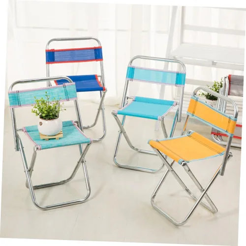 Vista 9 de Silla plegable para camping, taburete plegable, taburete de pesca, taburete de camping, silla de pesca, viajes al aire libre
