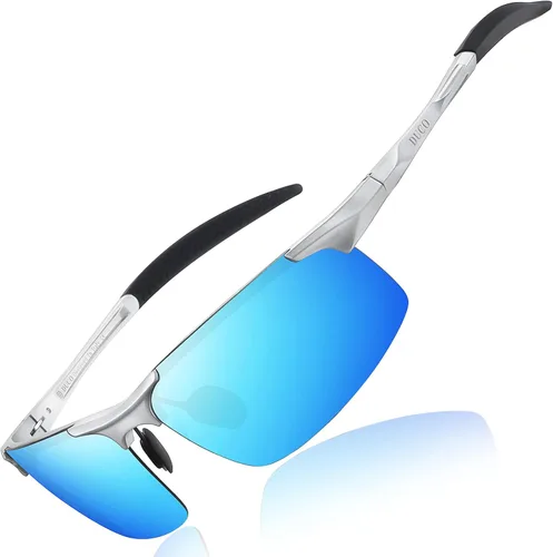 Vista 23 de Duco - Gafas de sol deportivas polarizadas para hombre con protección UV 8177s