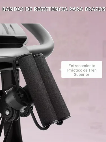 Vista 6 de Merax Bicicleta de entrenamiento para el hogar: bicicleta estática reclinada 4 en 1 y posiciones verticales de bicicleta de ciclismo