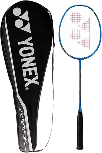 Vista 7 de YONEX GR 303 Raqueta de bádminton de aluminio encordada con media cubierta