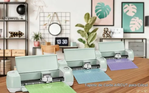 Vista 5 de AIRCUT Alfombrilla de corte con agarre ligero para Cricut Maker 3/Maker 4/Maker/Explore 3/4/Air 2/Air/One (12 x 12 pulgadas, 3 alfombrillas)