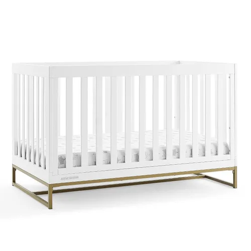 Vista 13 de Delta Children Jade Cuna convertible 4 en 1 - Certificado Greenguard Gold, Ébano/Bronce bronce (Ebony/Bronze)