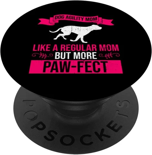 Vista 6 de Dog Agility Mom Design For Dog Agility Training PopSockets MagSafe PopGrip for iPhone