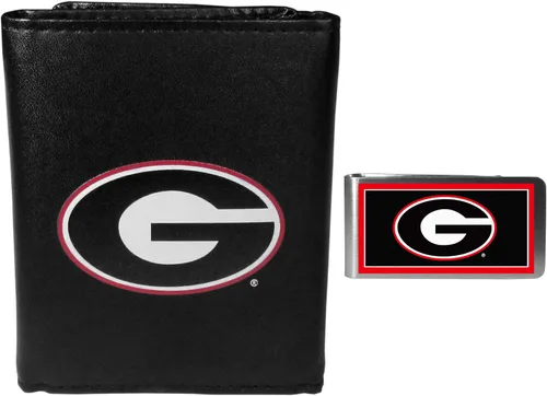 Vista 15 de Siskiyou Sports NCAA Unisex Tri-fold Wallet & Color Money Clip