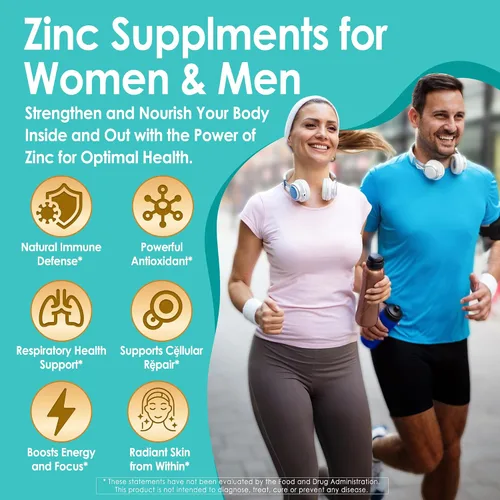 Vista 4 de Zinc Gummies 50mg + Quercetin & Bromelain, Vitamin C & D3, Copper, Selenium, Fermented Zinc Supplements for Women and Men for Immune Defense