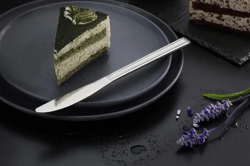Vista 7 de New Star Foodservice Dominion Pattern - Cuchillo de cena de acero inoxidable 18/0, 8.2 pulgadas, juego de 12, grado comercial