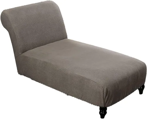 Vista 14 de Funda para tumbona sin brazos, fundas elásticas para silla de sala de estar, funda de diván sin brazos, fundas de interior para dormitorio, tela