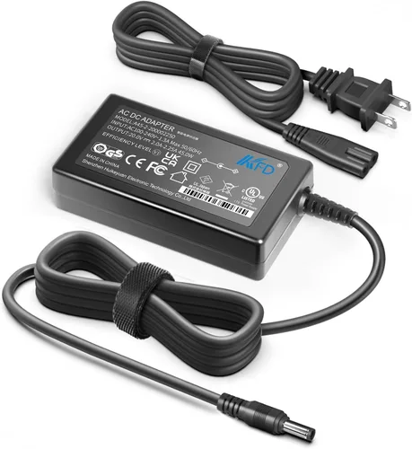 Vista 5 de KFD Adaptador de CA de 20 V para MSI Optix G271 G272 G241 G24C6 G27C5 G32CQ4 G27CQ4 Monitor Cargador Bose Solo 5 TV Barra de sonido Sony RDP-XF300iP