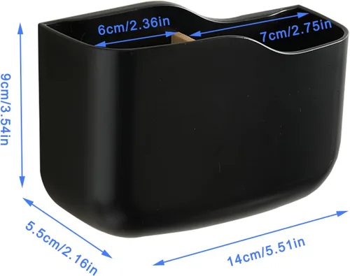 Vista 2 de SUNFICON Soportes de control remoto de montaje en pared, paquete de 3 soportes adhesivos para reproductor multimedia, organizador universal