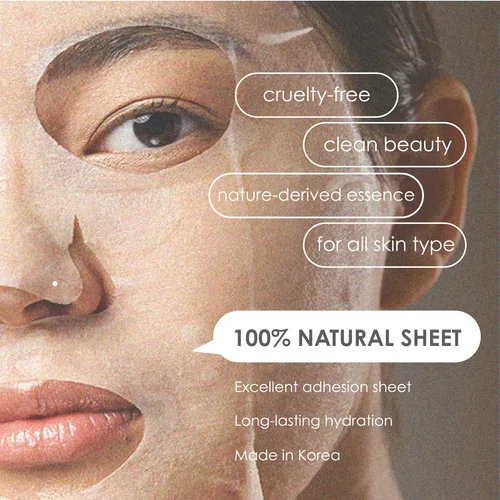 Vista 5 de Paquete de 12 máscaras faciales veganas para el cuidado de la piel, coco, aloe, vitaminas, pepino, máscara facial coreana para el cuidado de la piel