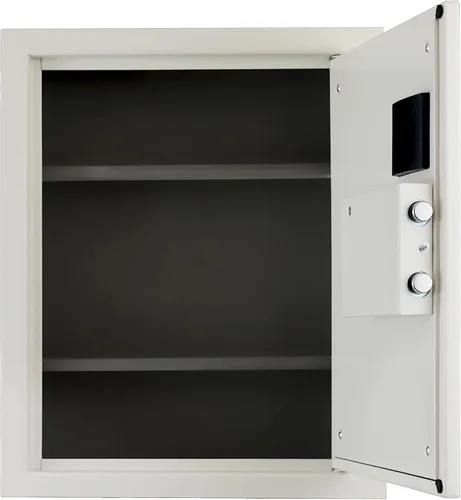 Vista 4 de Protex Safe - Caja fuerte de pared con teclado electrónico (PWS-1814E), caja fuerte de pared resistente a robos, sistema de bloqueo electrónico Beige
