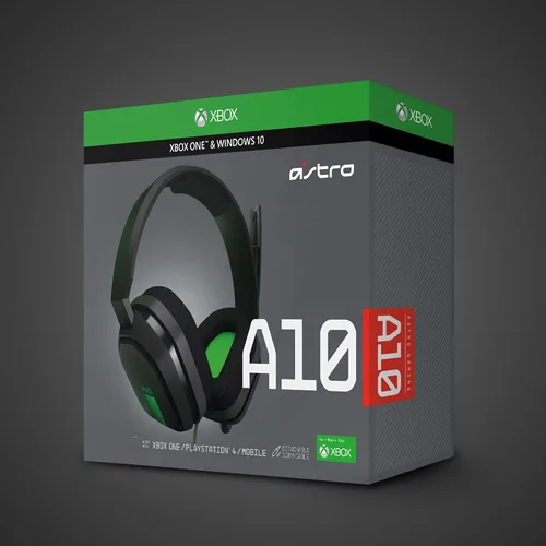 Vista 9 de ASTRO Gaming A10 Auriculares para Xbox OneNintendo Switch PS4 PC y Mac - Cable de 0138in y micrófono Boom de Logitech - Bulk Packaging - VerdeNegro