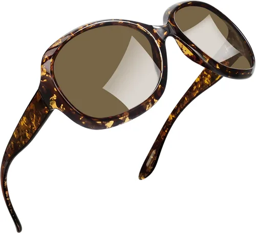 Vista 177 de Joopin Lentes de sol de gran tamaño para mujer, polarizados, grandes, para conducción, protección UV, grandes sombras