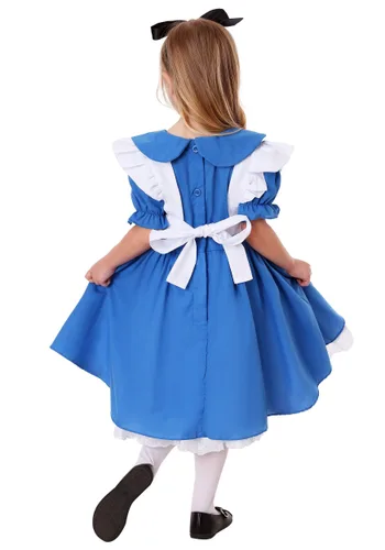 Vista 2 de Disfraz de Alicia para niños pequeño deluxe Multicolor