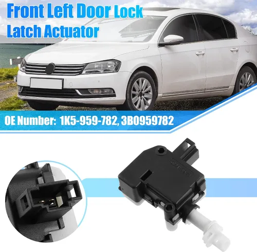 Vista 2 de X AUTOHAUX Motor del actuador de la cerradura de la puerta de la tapa del combustible para Volkswagen Passat 1998-2005 1K5-959-782 3B0959782