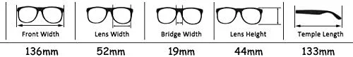 Vista 6 de DEDING Gafas de lente transparente redondas retro