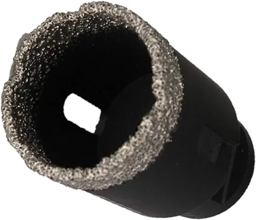 Vista 4 de Brocas de núcleo de diamante de 1-3/8 pulgadas para porcelana, cerámica, ladrillo, ladrillo, vacío, sierra de agujero soldada al vacío, 1.378 in