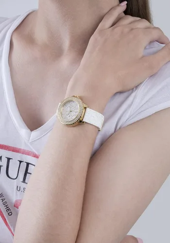 Vista 6 de GUESS US Womens White Silicone Multifunction Watch one