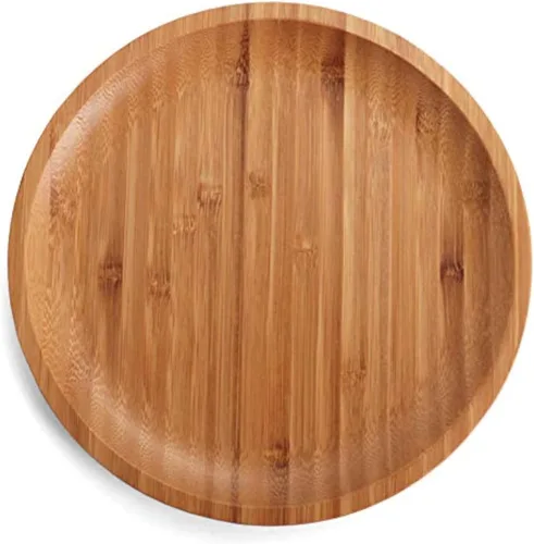 Vista 11 de Juego de platos de bambú de 8 pulgadas, platos reutilizables de bambú, platos cuadrados de bambú, platos de madera, platos llanos de bambú, juego