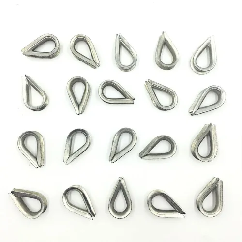 Vista 8 de Vafon M6 acero galvanizado 1/4 "diámetro cable de cuerda de alambre 0.236 in dedales aparejo 20PCS
