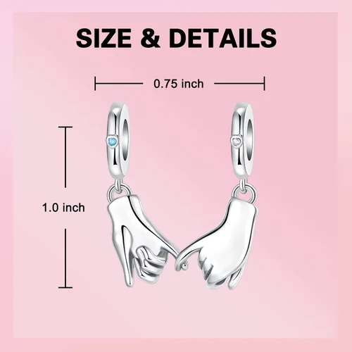 Vista 47 de Abalorios de plata de ley 925 con letras de la A ~ Z, para pulseras, collares, Día de San Valentín, Día de la Madre, joyería regalos para mujeres
