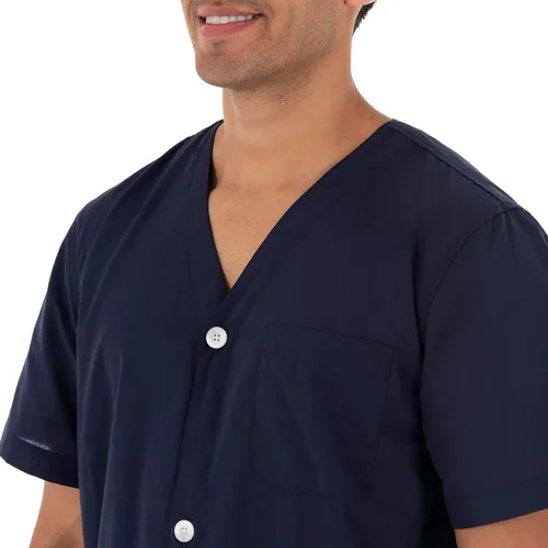 Vista 3 de Fruit of the Loom mens Broadcloth Short Sleeve Pajama Set