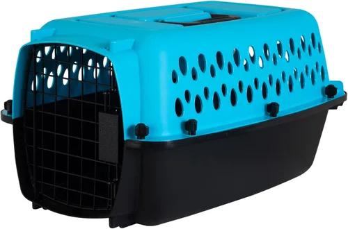 Vista 5 de Jaula de plástico Aspen Pet para mascotas Azul / negro (Aqua Blue/Black)