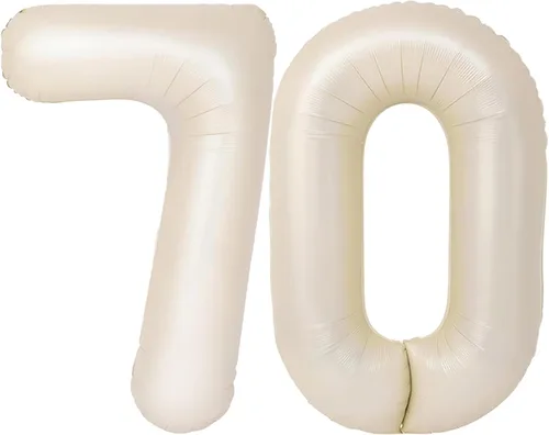 Vista 18 de Globos gigantes de números negros de 40 pulgadas, globos de aluminio de Mylar con helio para cumpleaños, globo número 0 para decoración de fiestas