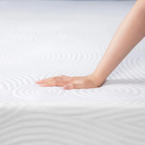 Vista 5 de Mellow Colchón de espuma viscoelástica con infusión de gel refrescante de 14 pulgadas, sueño firme medio y funda de tela transpirable, matrimonial