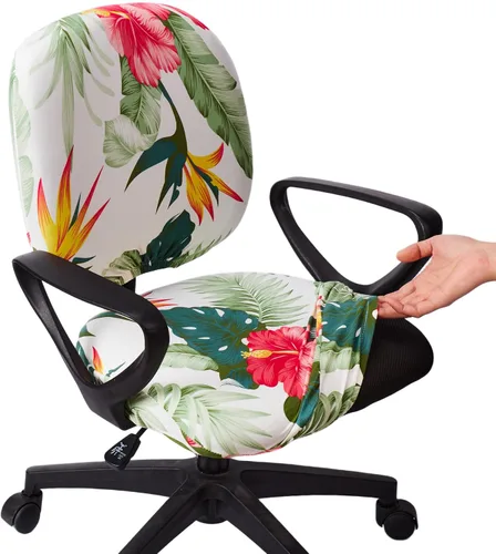 Vista 30 de Melaluxe Funda para silla de oficina de computadora, funda universal protectora y elástica para silla giratoria elástica