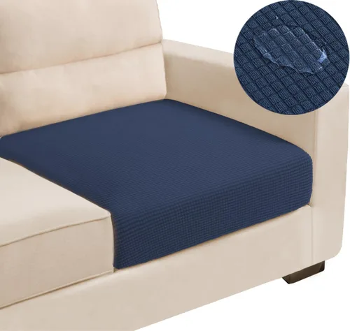Vista 52 de Funda repelente al agua para cojín de sillón, funda elástica para respaldo individual de sofá seccional, funda para sofá en forma de L para mascotas