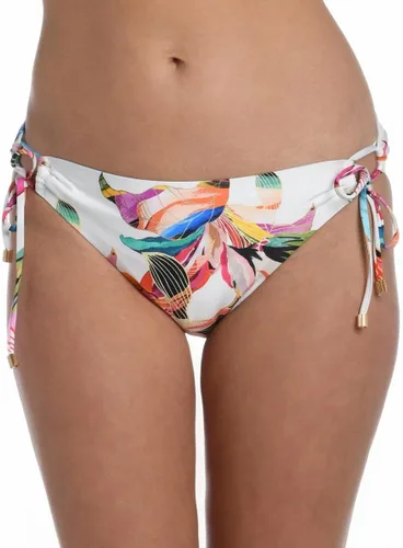 Vista 42 de La Blanca Parte inferior de bikini hipster con lazo lateral para mujer Negro/ Luces de la ciudad