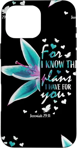 Vista 19 de Bible Verse Phone Cases Christian Gifts Women Jeremiah 29 11 Case for iPhone 17