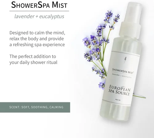 Vista 3 de Paquete de spray de lavanda + eucalipto para aromaterapia, experiencia de spa en casa, 4 onzas líquidas (cada uno)