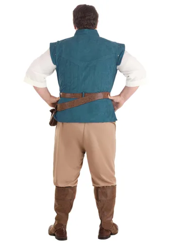 Vista 5 de Disfraz de Flynn Rider para hombres talla grande de Enredados de Disney Multicolor