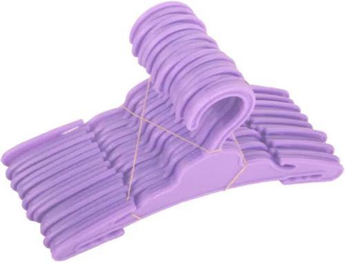 Vista 10 de MSYO 20 ganchos de muñeca para ropa de 18 pulgadas, accesorios resistentes para colgar muñecas, funcionan muy bien con varilla de menos de 1/2