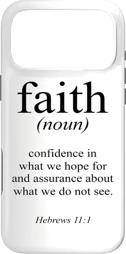 Vista 22 de Religious Jesus Christian Faith Definition Hebrews 11:1 Case for iPhone 17