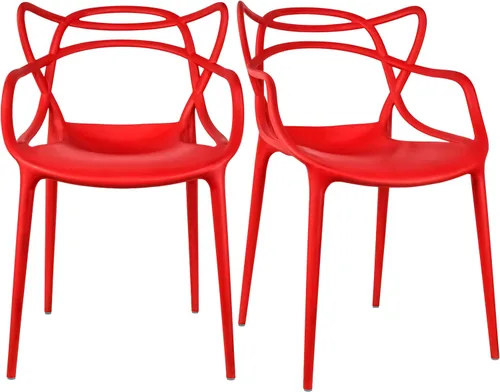 Vista 9 de 2xhome Silla de comedor moderna Silla auxiliar apilable para interiores o exteriores Plástico resistente a la intemperie para cocina, patio Negro